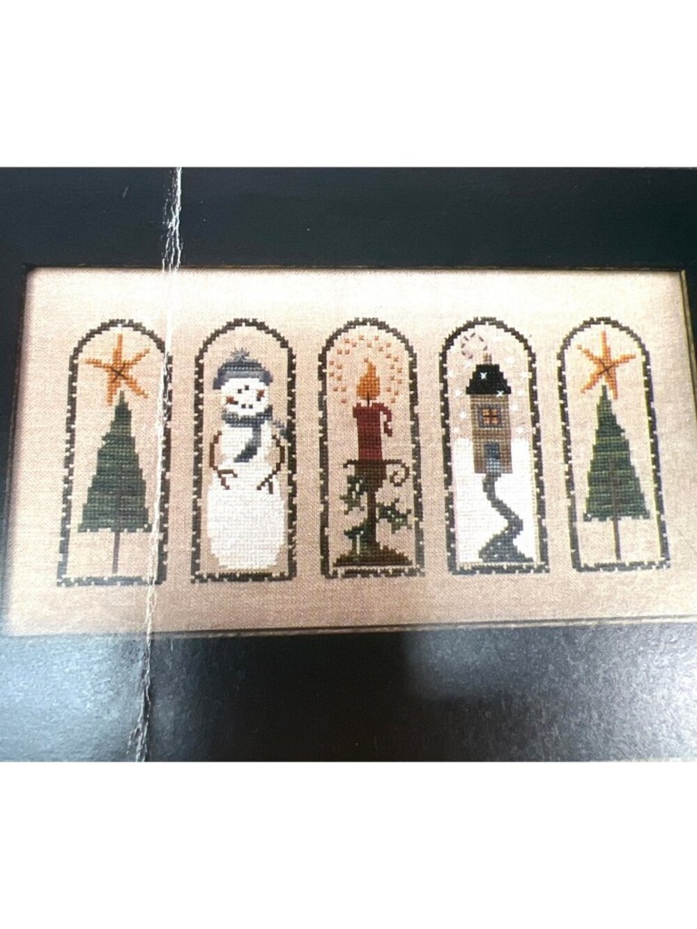Bent Creek Winter Arches Cross-Stitch Pattern Chart 154x68 Stitch Count